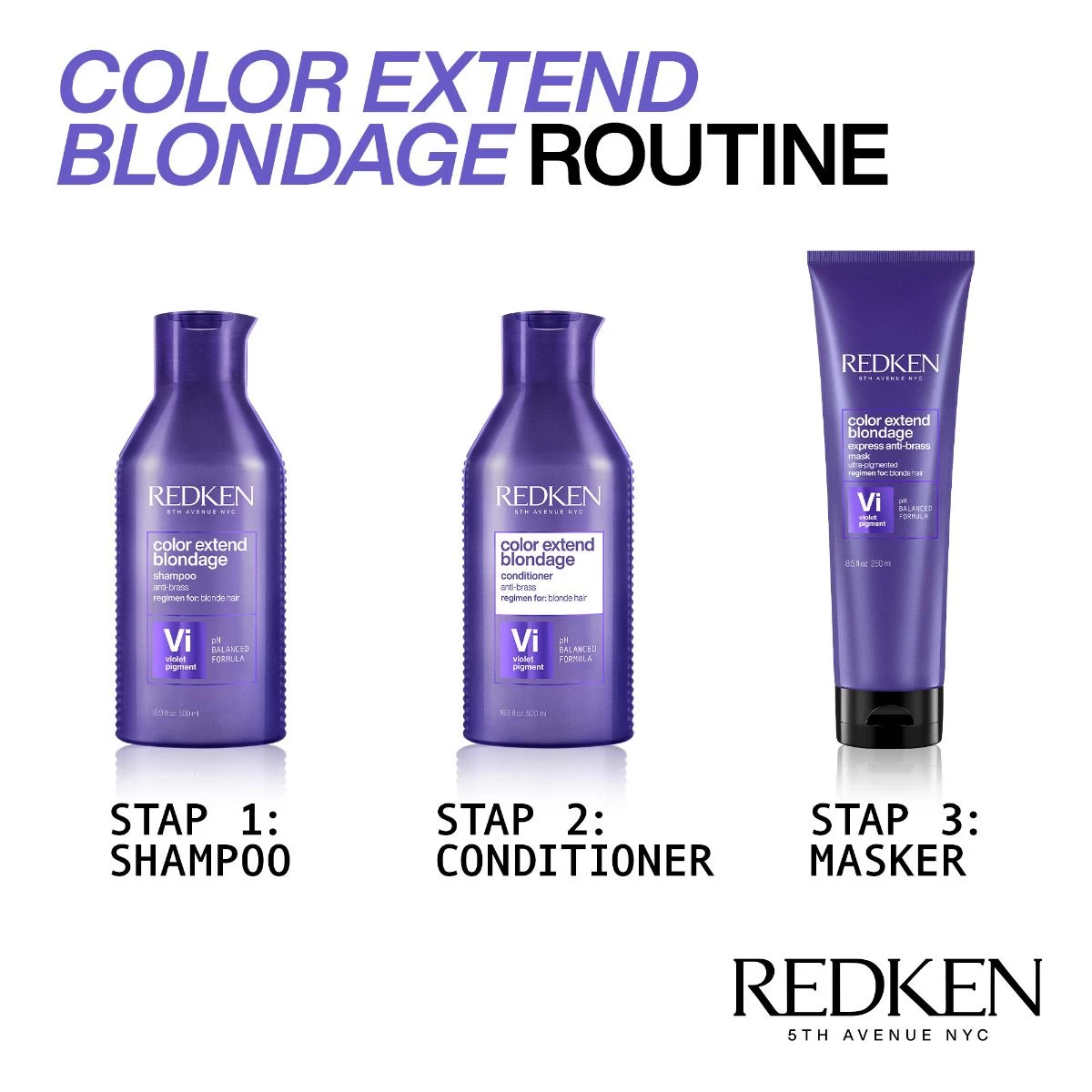 Redken Color Extend Blondage Shampoo 500ml 4 Redken Color Extend Blondage Shampoo 500ml - Image 2