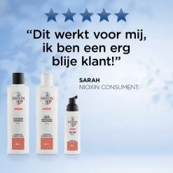 Nioxin 3D Verzorgingssysteem Kit 4 -Haarverzorgings Winkel 340 06