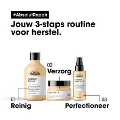 L'Oreal L'Oréal Beschadigd Haar Pakket L'Oréal Serie Expert Absolut Repair Gold -Haarverzorgings Winkel 3474636977369 8 1