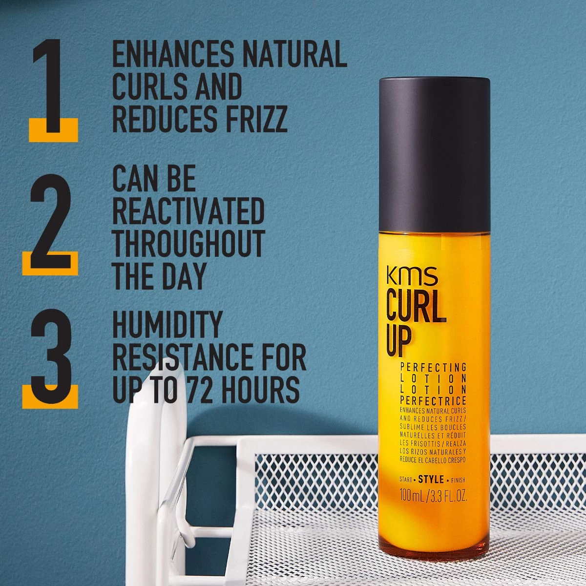 KMS Curlup Perfecting Lotion 100ml 6 KMS Curlup Perfecting Lotion 100ml - Afbeelding 4