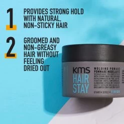 KMS HairStay Molding Pomade 90ml -Haarverzorgings Winkel 4044897420868 2