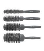 Sibel Round Kit 4 Thermische Borstels Zwart