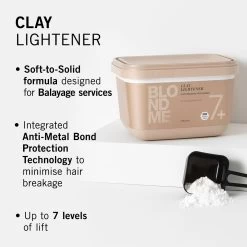 Schwarzkopf Blond Me Clay Lightener 350gr -Haarverzorgings Winkel blondme clay lightener benefits pdp 2000x2000 highres rgb
