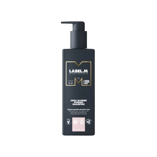 Label.m Cool Blonde Toning Shampoo 1000ml 3 Label.m Cool Blonde Toning Shampoo 1000ml
