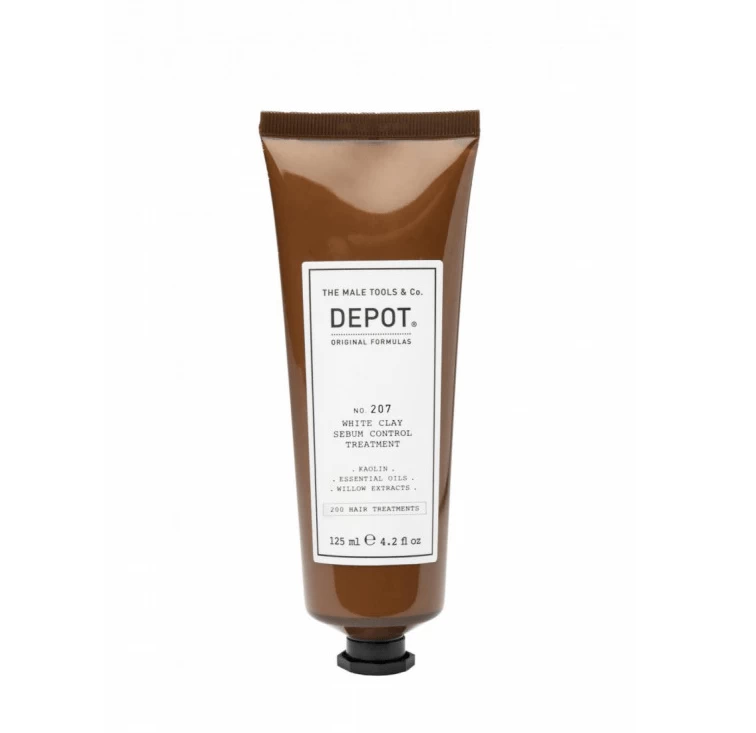 Depot 207 White Clay Sebum Control Treatment 125ml 3 Depot 207 White Clay Sebum Control Treatment 125ml