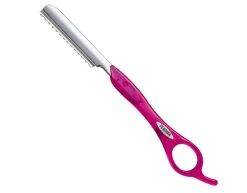 Feather Styling Razor Transparant Pink