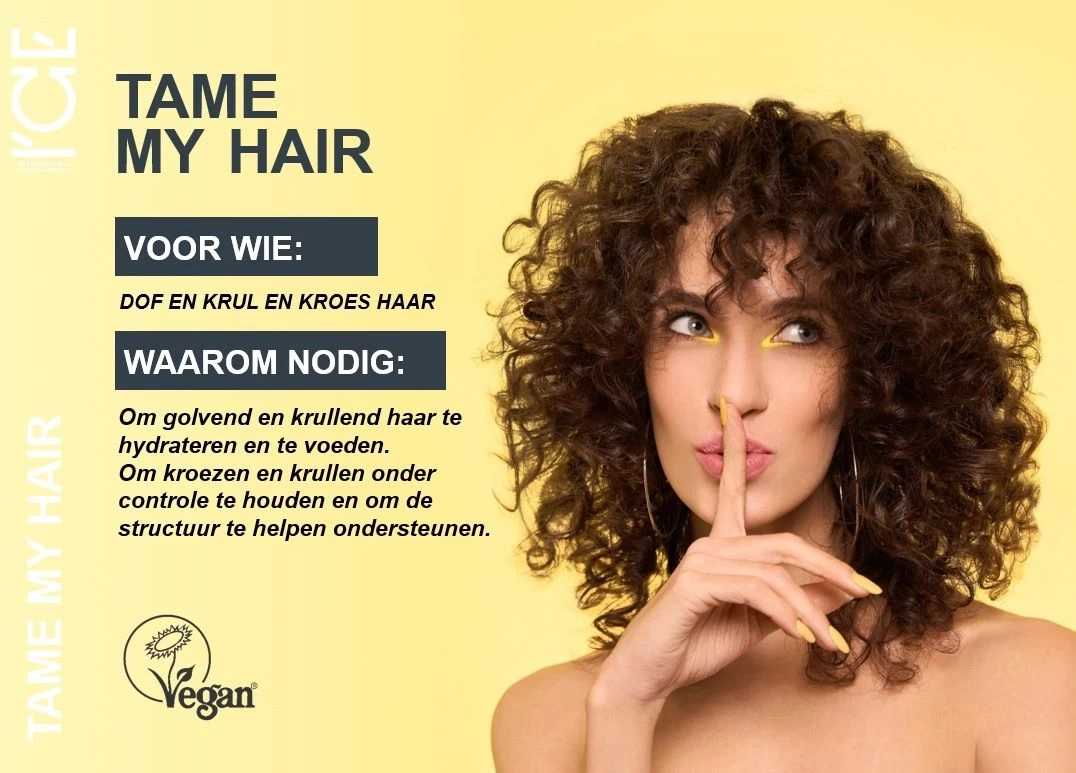 ICE Professional Tame My Hair Cream 100ml 4 ICE Professional Tame My Hair Cream 100ml - Afbeelding 2