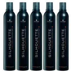 10x Schwarzkopf Silhouette Super Hold Mousse 500ml