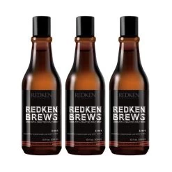 Redken Brews Shampoo 3 IN 1 3x 300ml = 900ml