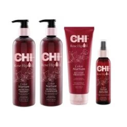 Gekleurd Haar Pakket CHI Rose Hip Oil