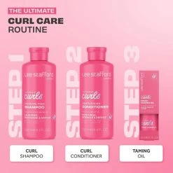 Lee Stafford For The Love Of Curls Frizz Taming Shine Oil 50ml -Haarverzorgings Winkel leestafford fortheloveofcurls frizzoilbox routine shopify cdb28866 218e 4cf1 bac1 2c7762e01ca8 990x