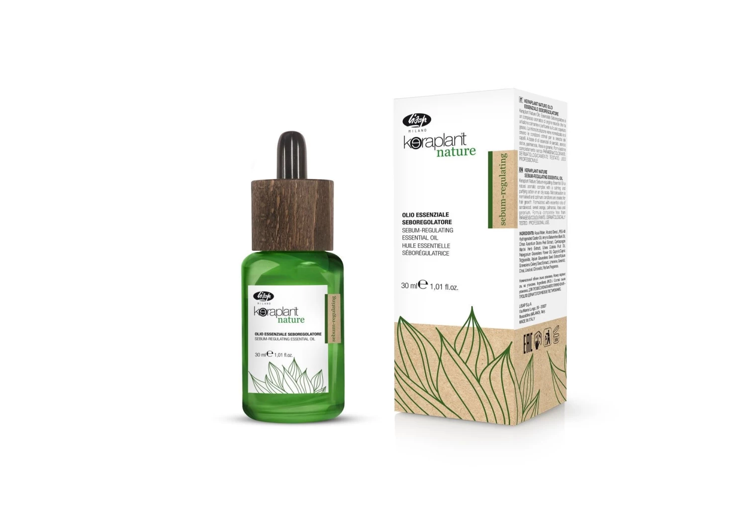 Lisap Keraplant Nature Sebum-Regulating Essential Oil 30ml 3 Lisap Keraplant Nature Sebum-Regulating Essential Oil 30ml