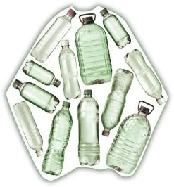 Trend-Design RecYcape Kapmantel Zwart 135x150cm -Haarverzorgings Winkel recycape umhangform flaschen