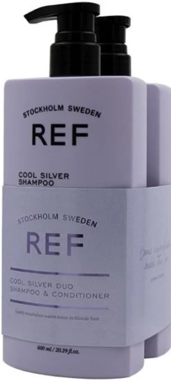 REF Cool Silver Duo Shampoo + Conditioner Limited Edition 2x600ml