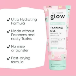 Australian Glow Hydrating Self Tan Water Gel 150ml -Haarverzorgings Winkel selftanwatergel2