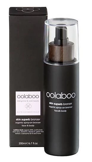 Oolaboo Skin Superb Organic Spray-On Bronzer 200ml 3 Oolaboo Skin Superb Organic Spray-On Bronzer 200ml