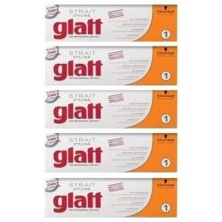 5x Schwarzkopf Strait Styling Glatt Kit 1 2x40ml