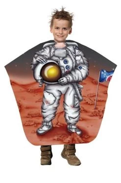 Trend-Design Kinder Kapmantel Astronaut130x125cm