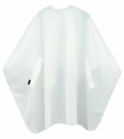 Trend-Design Kapmantel Classic Button Wit 135x150cm